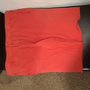 Polo shorts crimson red